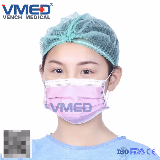 Protective Surgical Medical Face Mask, Doctor&prime;s Mask, Surgical Mask, Bfe95mask, Bfe99mask, 3-Ply Face Mask with Earloop, Medical Mask