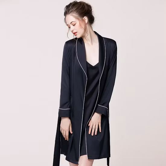 Custom Silk Satin Robes Wedding Bridesmaid Bride Gown Kimono Robe