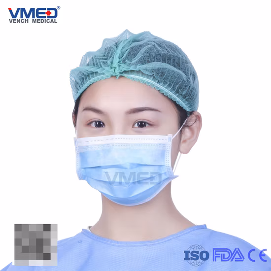 Protective Surgical Medical Face Mask, Doctor&prime;s Mask, Surgical Mask, Bfe95mask, Bfe99mask, 3-Ply Face Mask with Earloop, Medical Mask