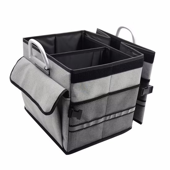 Golf Box Large Capacity Greatbuy Collapsible Black Adjustable Backseat Storage Locker Luxury Smart Bag Mat Car Trunk Organizer
