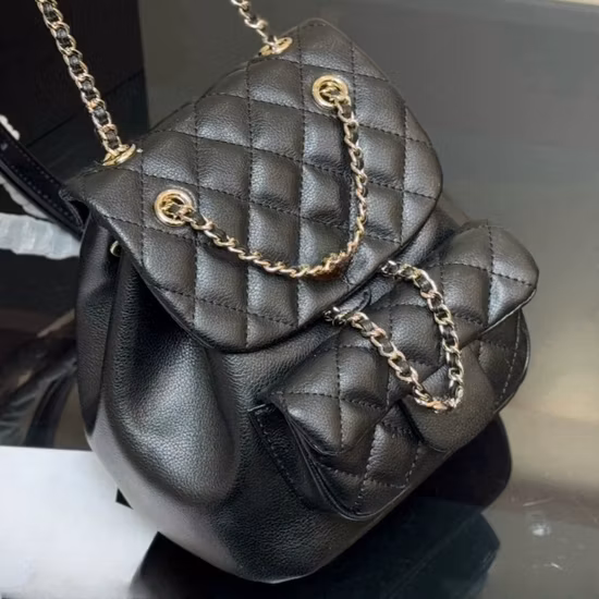 Ladies Fashion Shoulder Bags Nice Stitching Design High Quality Chain Handbags